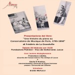 Presentazione libro “Storia del piano al Conservatorio di Parigi”